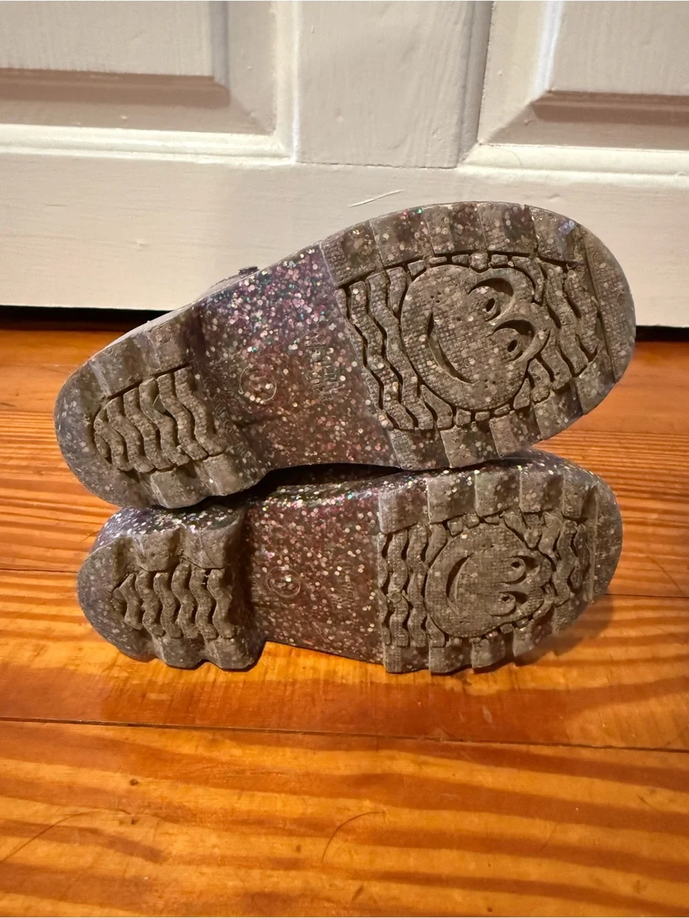 Western Chief purple glitter light up rain boots